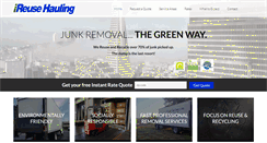 Desktop Screenshot of ireusehauling.com
